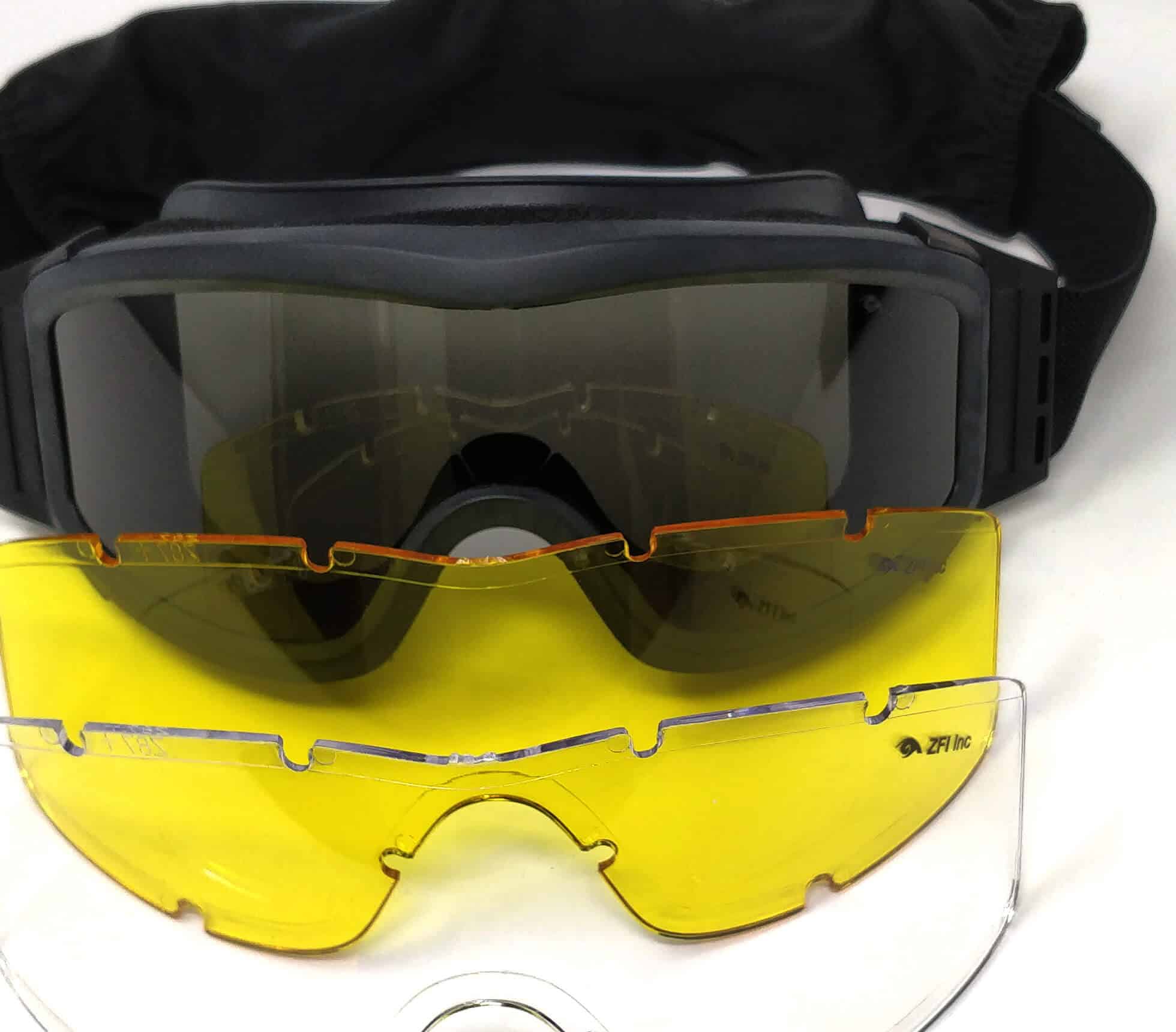 KIRO Goggle for Shooting and Tactical Environments with 3 Types of Lenses - Free for orders above $349! – תמונה 8