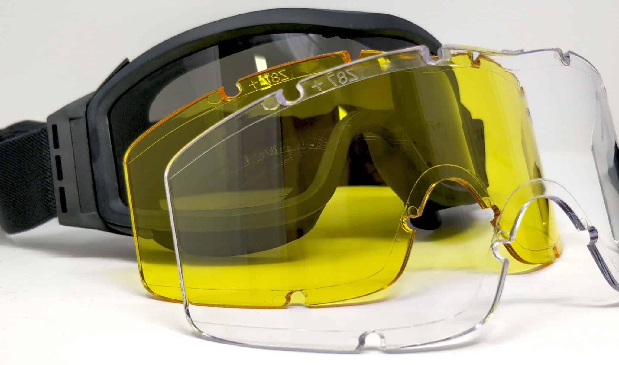 KIRO Goggle for Shooting and Tactical Environments with 3 Types of Lenses - Free for orders above $349! – תמונה 14