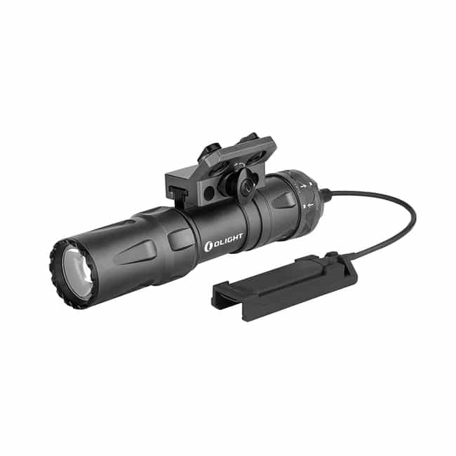 פנס לרוס"ר עם מחבר M-LOK, סוללה נטענת הניתנת להחלפה, מחבר PTT וכבל טעינה (Olight Odin Mini) – תמונה 8