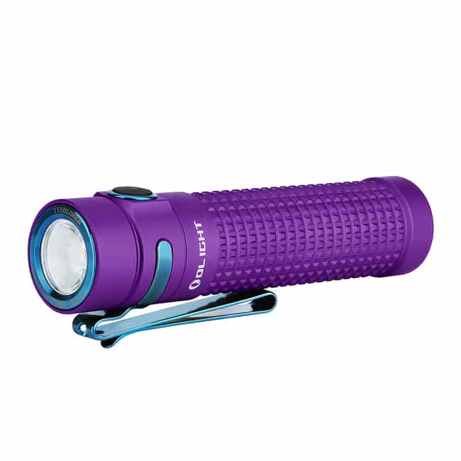 פנס כיס נטען עם נוריות חיווי למצב הסוללה Olight S2R II – תמונה 2
