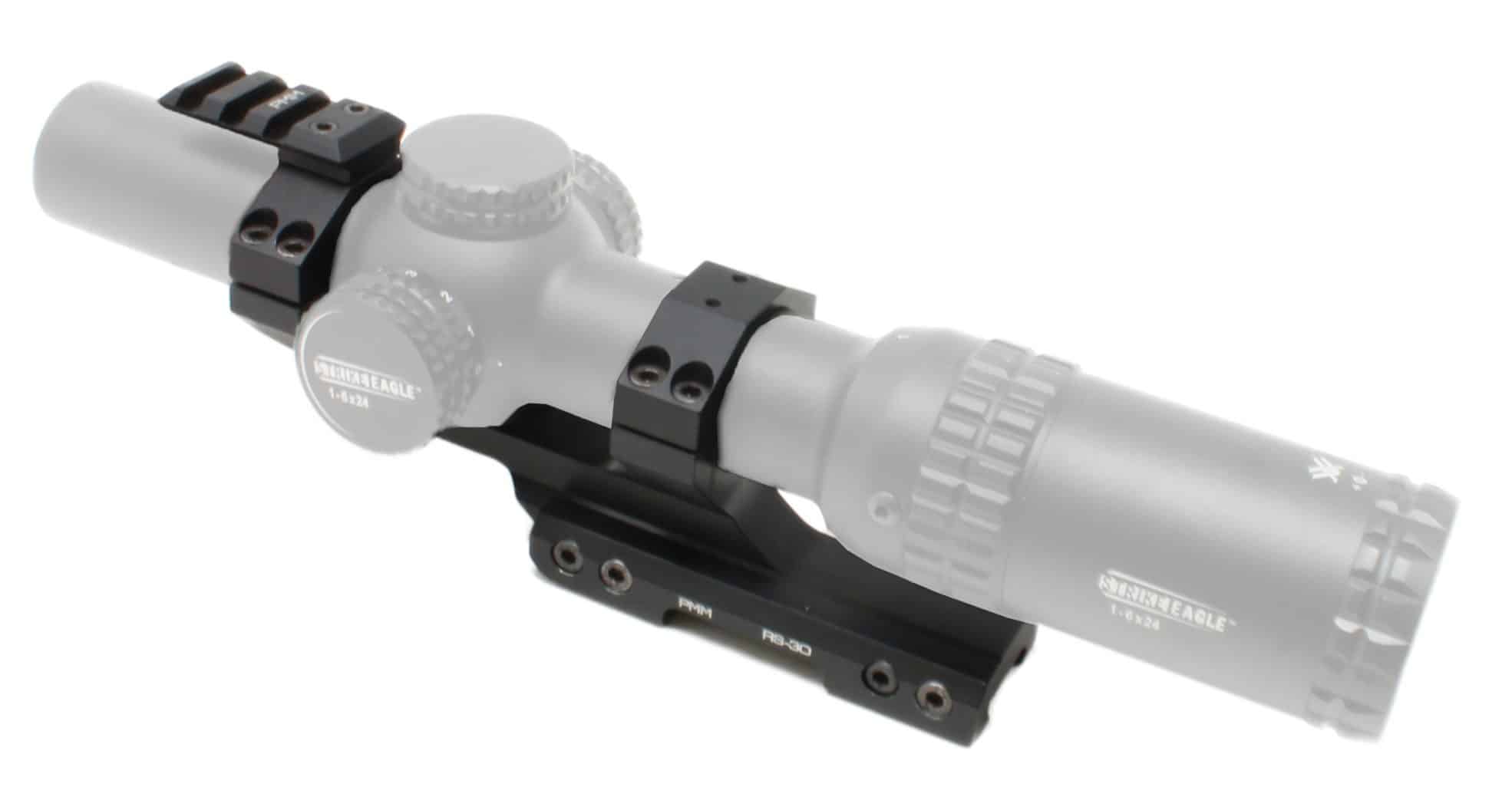 מתאם פיקטיני לכוונת טלסקופית 30MM עם מסילה לכוונת השלכה