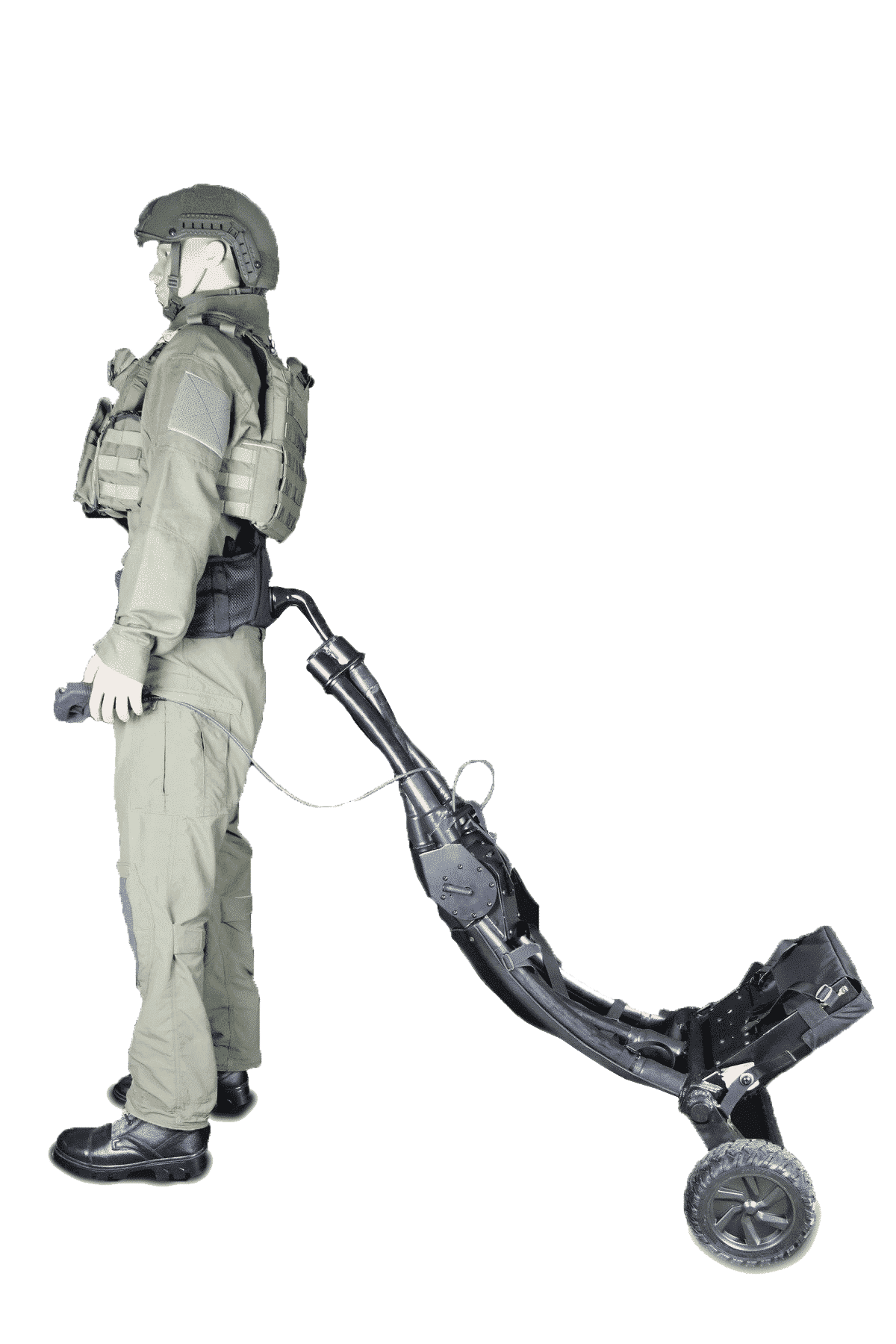 Marom Dolphin Wild Goose - A Personal Tactical, Military, Hunting, Hiking & Game Carrier Hauler with Wheels