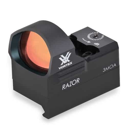 כוונת השלכה יוקרתית עם נקודה אדומה בגודל 3 או 6 MOA של חברת Vortex Optics (RZR-2001/RZR-2003) – תמונה 3