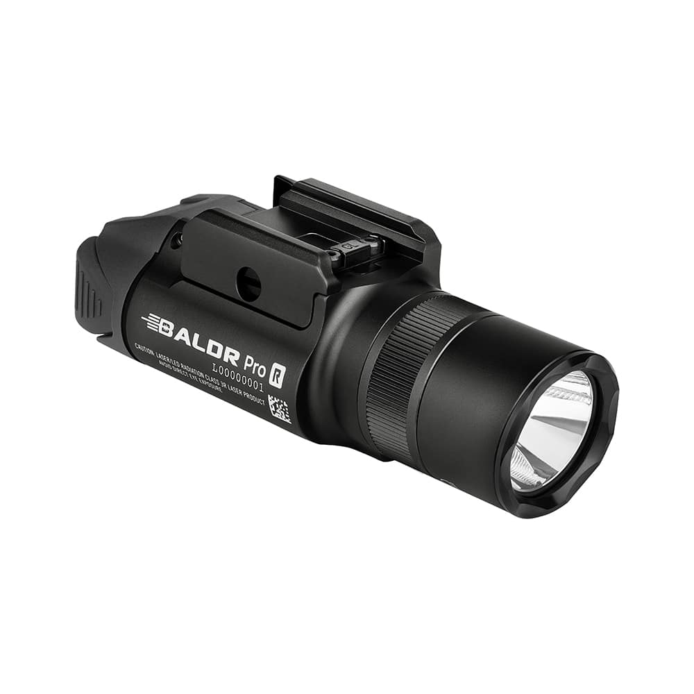 פנס נטען לנשק, מתאים למסילה פיקטינית Olight Baldr Pro R - פנס וציין לייזר ירוק, אלומה רחבה במרחק 200 מטרים – תמונה 2
