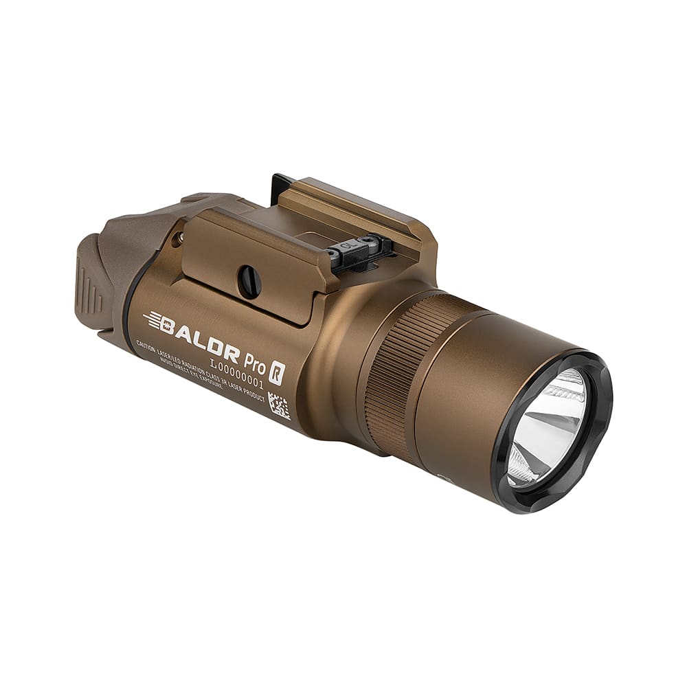 פנס נטען לנשק, מתאים למסילה פיקטינית Olight Baldr Pro R - פנס וציין לייזר ירוק, אלומה רחבה במרחק 200 מטרים – תמונה 4