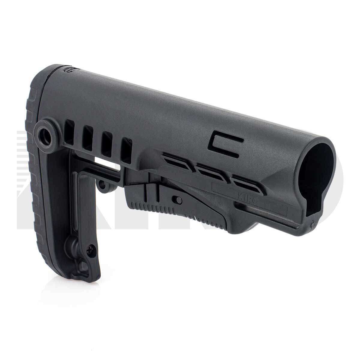 KIRO CRASM עם תומך לחי ACR - קת עם שני חיבורי QD, כרית גומי ואפשרות לתומך לחי עבור AR/M4/M16 (Mil-Spec)
