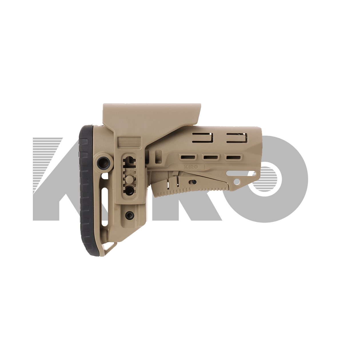 KIRO CRASM עם תומך לחי ACR - קת עם שני חיבורי QD, כרית גומי ואפשרות לתומך לחי עבור AR/M4/M16 (Mil-Spec) – תמונה 6
