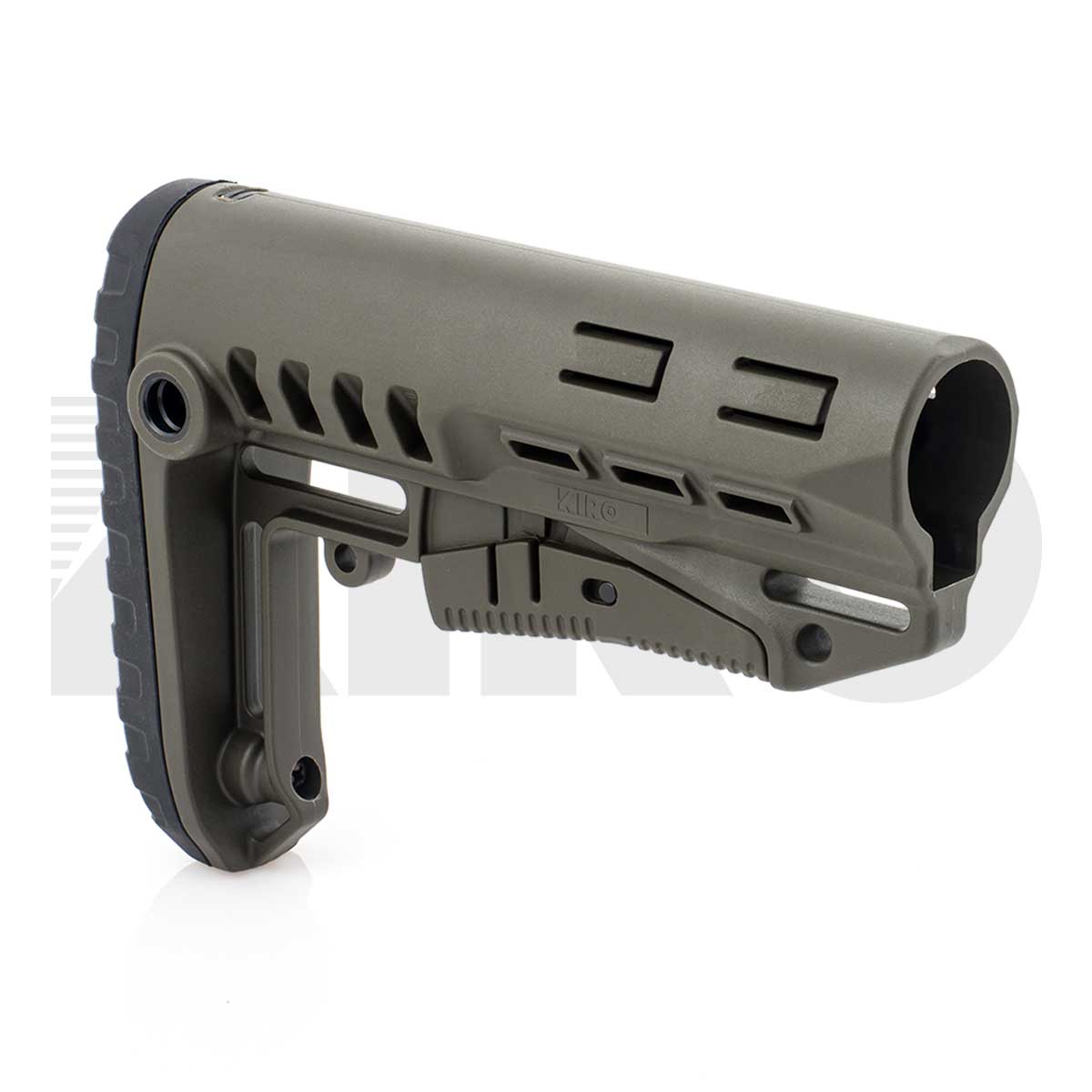 KIRO CRASM עם תומך לחי ACR - קת עם שני חיבורי QD, כרית גומי ואפשרות לתומך לחי עבור AR/M4/M16 (Mil-Spec) – תמונה 2