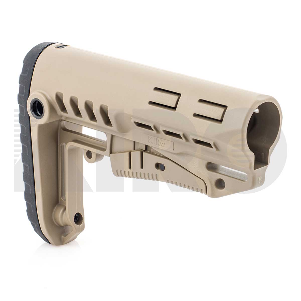 KIRO CRASM עם תומך לחי ACR - קת עם שני חיבורי QD, כרית גומי ואפשרות לתומך לחי עבור AR/M4/M16 (Mil-Spec) – תמונה 3
