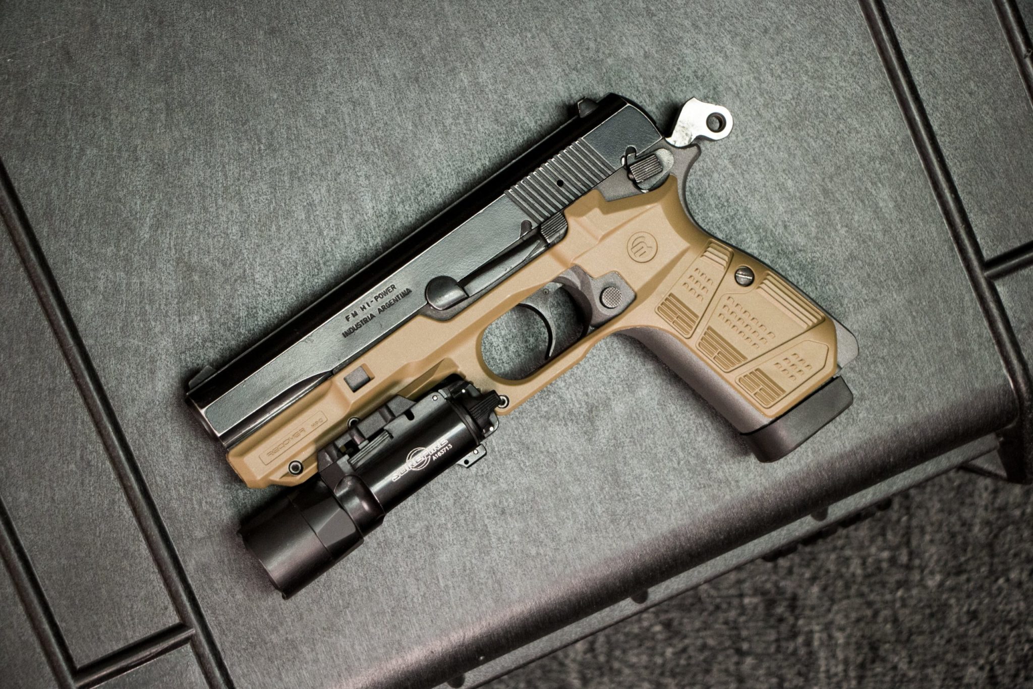 ריקאבר טקטיקל HPC מערכת גריפ ומסילה לBrowning and FN Hi Power – תמונה 14