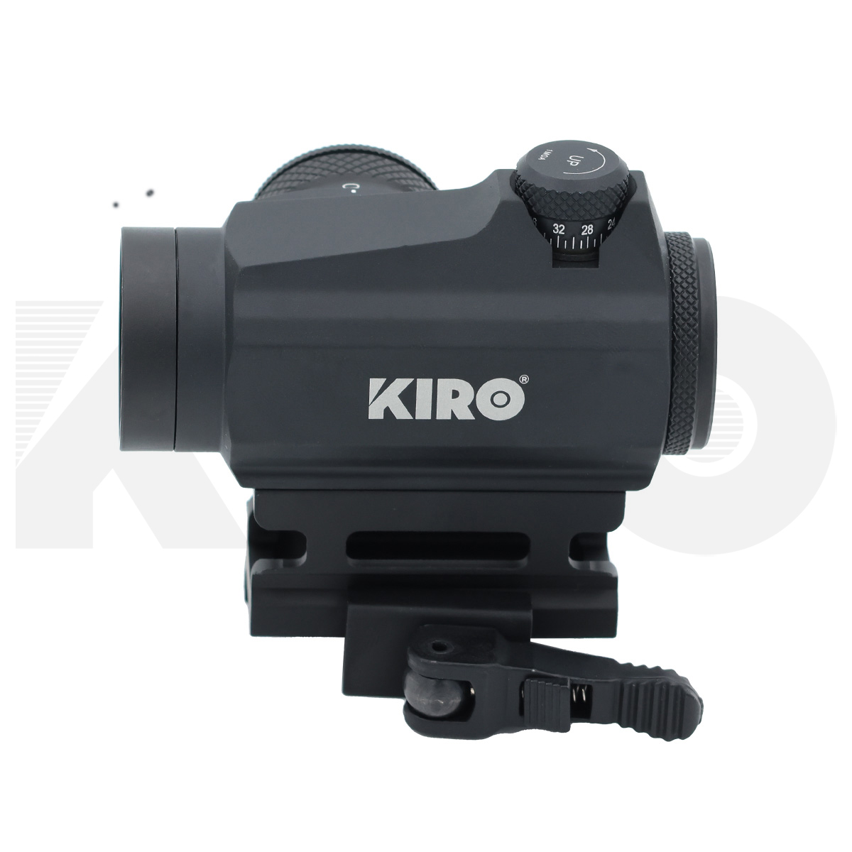 כוונת השלכה KIRO בעלת נקודה אדומה בגודל 3 MOA, מתאם שחרור מהיר, מתאם נמוך וכיסויי עדשה עבור ערכות הסבה – תמונה 4